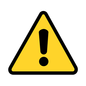 Warning image